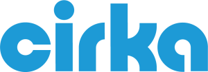 Cirka logo in blue