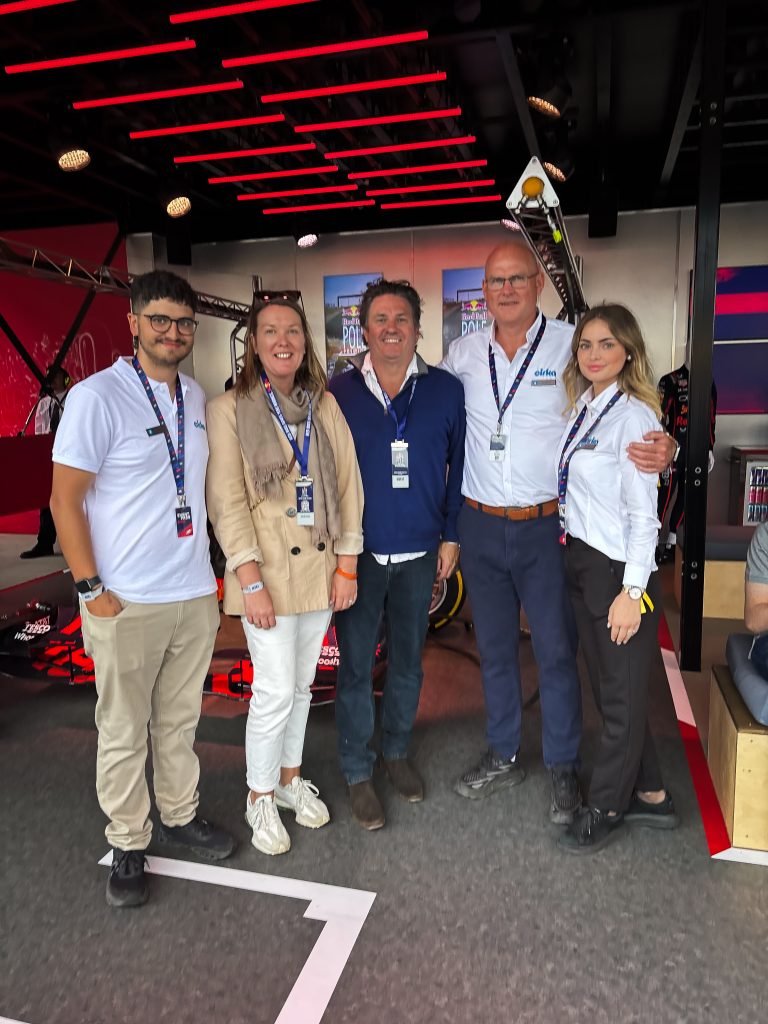 Cirka crew at the F1